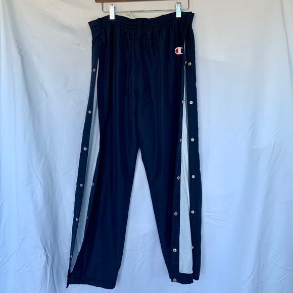 champion button pants